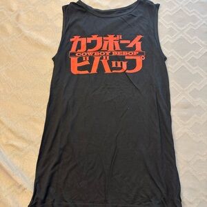 Black Cowboy Bebop Tank Top